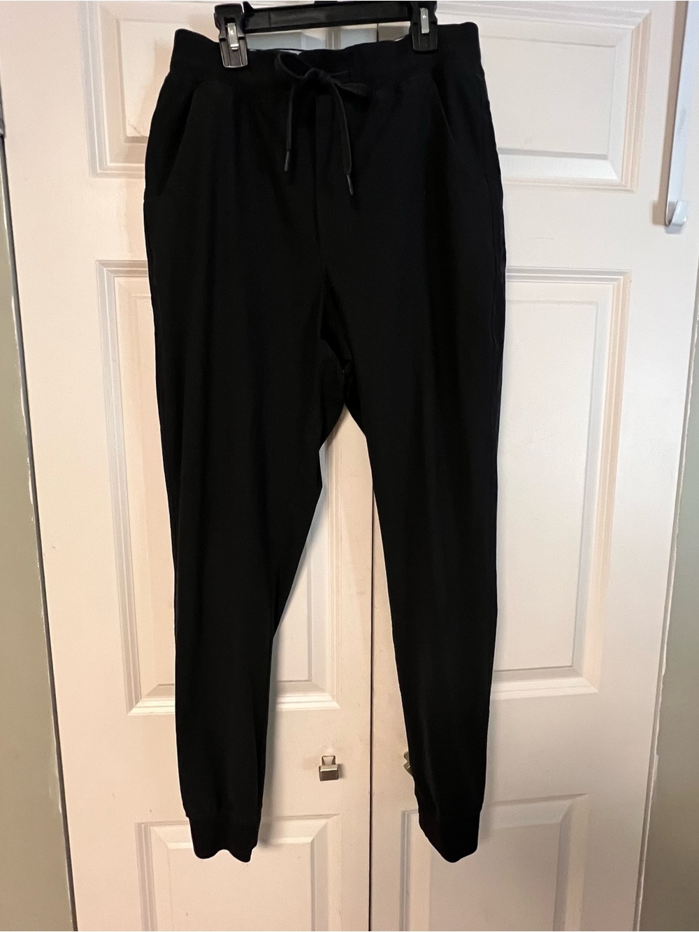 Birddogs Men's Lined Performance Joggers - Black-size L with Drawstring